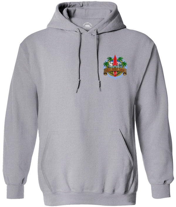 Joe's Surf Shop Longboard Pullover Surf Hoodie