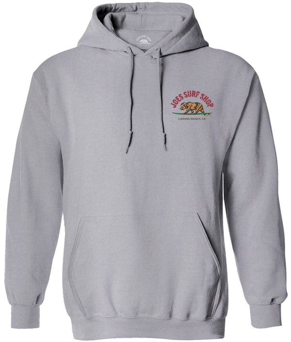 Joe's Surf Shop Christmas Surfing Bear Pullover Surf Hoodie