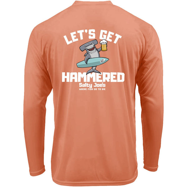 Salty Joe's Let's Get Hammered Long Sleeve Sun Shirt