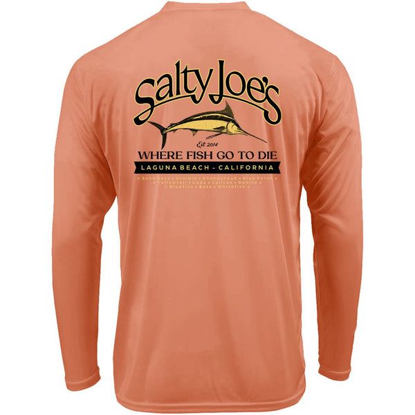 Salty Joe's Fish Count Long Sleeve Performance Shirt