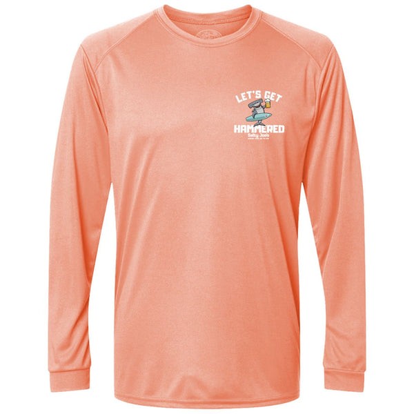 Salty Joe's Let's Get Hammered Long Sleeve Sun Shirt