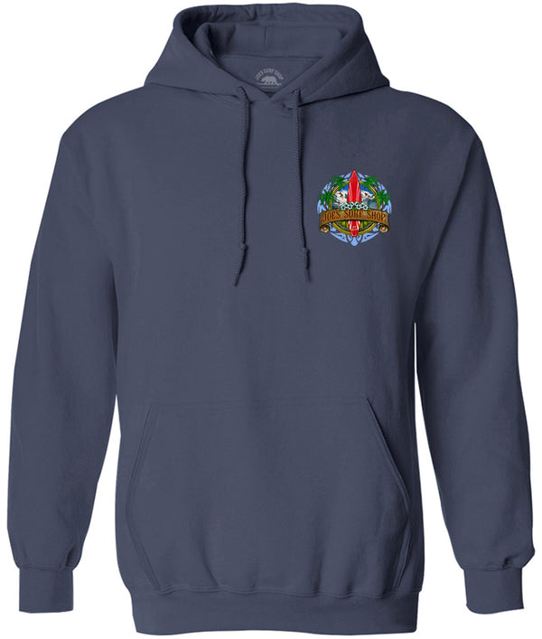 Joe's Surf Shop Longboard Pullover Surf Hoodie