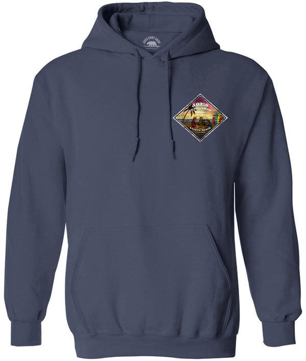 Joe's Surf Shop Three Bears on the Beach Pullover Surf Hoodie