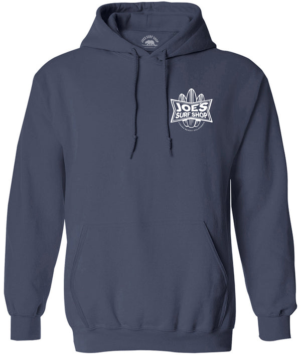 Joe's Surf Shop Surfboards Pullover Hoodie