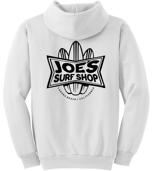 Joe's Surf Shop Surfboards Pullover Hoodie