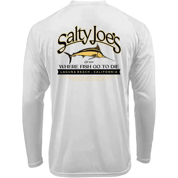 Salty Joe's Fish Count Long Sleeve Performance Shirt