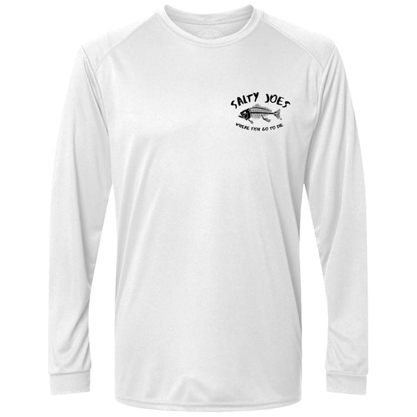 Salty Joe's "Where Fish Go To Die" Long Sleeve Performance Shirt