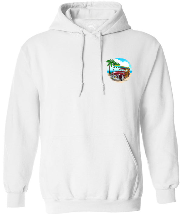 Joe's Surf Shop Beachside Woody Pullover Surf Hoodie