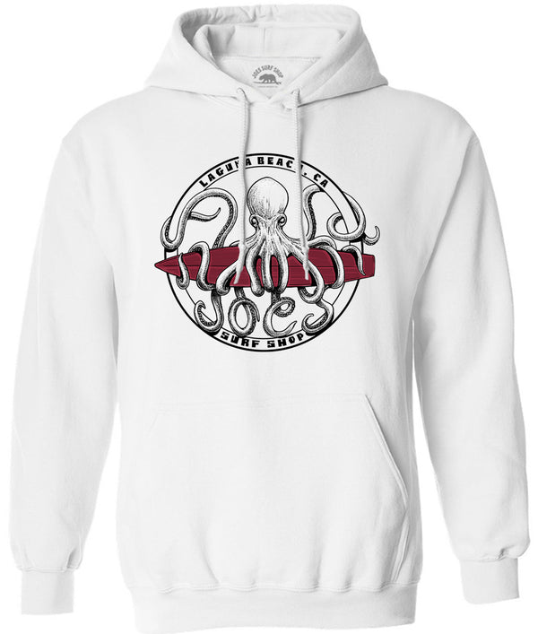 Joe's Surf Shop Octopus Meets Surfboard Hoodie