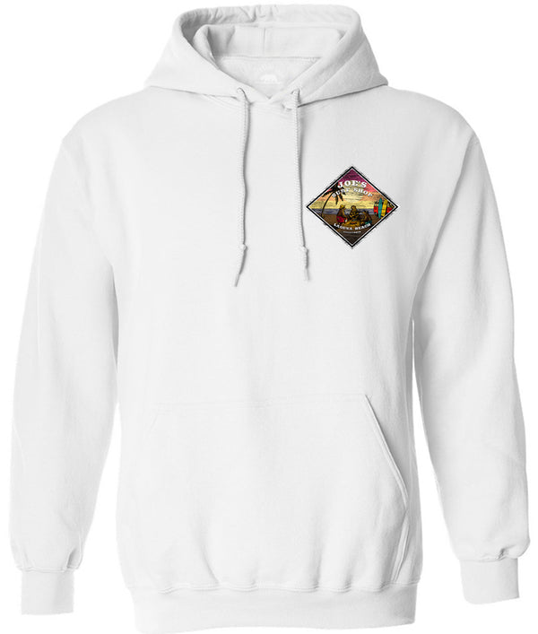 Joe's Surf Shop Three Bears on the Beach Pullover Surf Hoodie