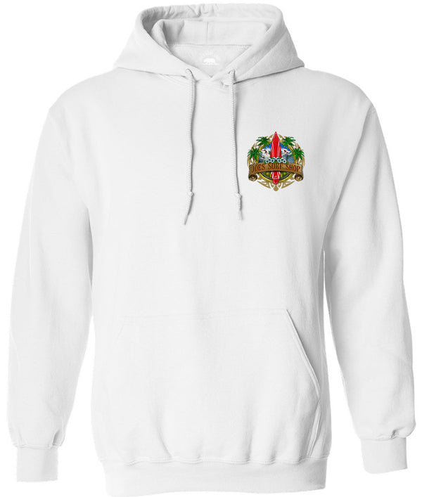 Joe's Surf Shop Longboard Pullover Surf Hoodie