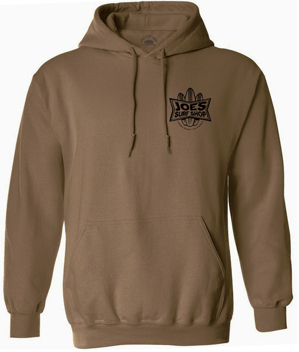 Joe's Surf Shop Surfboards Pullover Hoodie